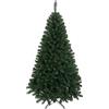 HOMCOM Albero di Natale 180 cm Artificiale con 888 Rami Ignifughi, Base in Metallo Pieghevole, Verde | Aosom Italy