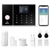 XNY Allarme Casa Wifi, Antifurto Casa wireless, Kit Allarme Casa Senza Fili 4G con APP Alert, Rilevatore di Movimento, Sensore Finestra Porta, Telecomando, Sirena (PG-108-4G-A)