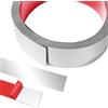 Yunlaishaocer Striscia decorativa autoadesiva in lamiera di acciaio inox, 5 m x 1,5 cm, per pareti, stucco, in acciaio inox, per camino, cornici a specchio, mobili e decorazioni per la casa, argento