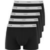 Nur Die Nur Der Boxer Organic Cotton 5er Pack Pantaloncino, Schwarz, M Uomo