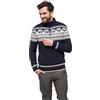 Brandit Norwegian-Style Sweater Uomo Maglione Nero Regular