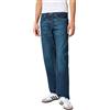 Wrangler Jeans da Uomo Relaxed Fit, Nero Indaco, 33W x 32L