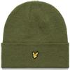 Lyle & Scott Uomo Berretto Verde Oliva Taglia Unica