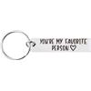 Guqqeuc Divertente regalo di San Valentino per marito, moglie, regalo di compleanno per fidanzato, fidanzata, anniversario, regalo di nozze portachiavi