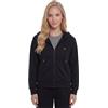 GUESS Donna Felpa Full Zip Olympe Full Zip Hoodie Sweatsh Regular Nero