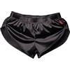 GENEMEN Pigiama Uomo Raso con Tasche Sexy Leggero Mutande Uomo Boxer Underwear Porosità Seta (Nero, XL)