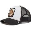 Goorin Bros., The Farm, Cappello trucker da uomo, con chiusura a scatto regolabile sul retro, modello Mane Man, nero, Taglia unica