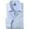 OLYMP New Kent - Camicia da lavoro da uomo, a maniche lunghe, tinta unita, comfort