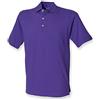 Henbury - Polo classica, piqué, pesante, a maniche corte Purple Medium