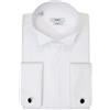 Xact Camicia da Smoking Formale da Uomo con Doppio Polsino e Gemelli
