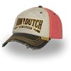 Von Dutch Cappellino da baseball per adulti, con ricamo, effetto usurato retrò tigre