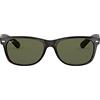 Ray-Ban New Wayfarer, Occhiali da sole, unisex ,Classic Tortoise (902), 52mm