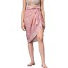 INDIAN CRAFT CASTLE 100% Cotone Costume Da Bagno Spiaggia Sarong Cover Ups per Le Donne Costumi Da Bagno Pareo Indiano Mano Blocco Stampa Beach Bikini Wrap Gonna, Arancione chiaro., 73 x 44