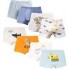 Letoileite Boxer da Ragazzi Biancheria Intima Cotton Boy Bambini dai 3-13 Anni Morbide Mutandine da Ragazzo Traspiranti 8 Pezzi