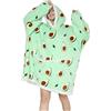 SPSHODOW Coperta con Cappuccio Oversize - Coperta Indossabile in Pile Sherpa da Donna Adulta Coperta con Cappuccio Gigante Calda e Accogliente Felpa Soffice per Donna e Uomo