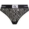 Calvin Klein - Perizoma Donna con Texture tigrata - Taglia M