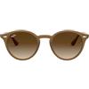 Ray-Ban Occhiali da Sole RB2180 Rotondi 49mm, Dove Gray/Brown Gradient Sunglasses