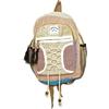 HCZ Mini Zaino Di Canapa E Cotone Stile Hippie Fatto A Mano In Nepal Multicolore, pequeña, Classico