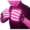 YUANYUYING Guanti LED Flash - Guanti Luminosi per Feste, Halloween ed Eventi | Luminosi, Lampeggianti | Facili da Usare a Batteria (rosa, standard)
