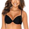 RELLECIGA Costume Donna Reggiseno Bikini Push-up Twist Front Top Nero L
