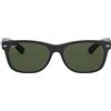 Ray-Ban New Wayfarer Color Mix RB2132-646231-58 Occhiali, Nero, 58.0 Unisex-Adulto