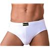 NAVIGARE UNDERWEAR Confezione da N. 6 Slip Uomo in Morbido Cotone BIELASTICO Soft Elastico INFILATO, Massima Vestibilita'. Dsiponibile negli Assortimenti Bianco e Colorato