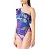 Desigual Swim_Ariel, Costume Intero da Donna, Blue, XS