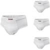 Primal Slip Uomo 4 Paia Taglie Forti Assortito e Bianco Cotone Art.2211 (4 Paia Bianco - 9 / 4XL)