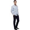 MARVELiS - Camicia MODERN-FIT (Slim-Fit) 4704-69-11 h.Blu manica extra lunga, azzurro, 43