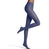 Falke Matt Deluxe 30 DEN W Ti trasparenti velati tinta unita 1 pezzo, Collant Donna, Blu Smoky Blue 6483, M-L