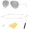 HiCycle2 FOOUS Parti di ricambio per braccio per Ray-Ban Aviator RB3025 - Set di riparazione per occhiali da sole, Common