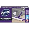 Vortex Set di mocio e salviette asciutte / per pavimenti / usa e getta / rimuove sporco, polvere e detriti / per pulire a secco / per la pulizia quotidiana / 1 mocio + 5 panni asciutti per confezione