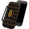 iVoler Custodia Compatibile con Nintendo Switch 2 Modella (2025), Portatile Protettiva Case Rigido da Viaggio per Switch 2 Console Accessori, Custodia con Custodia per 12 Giochi - Pesce Nero+Oro