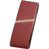 kwb 3x Nastro di levigatura in tessuto, 75 x 457 mm, K-100, Corindone Noble, per legno e metallo, carta vetrata per smerigliatrice a nastro / macinazione