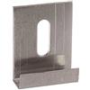 PRIME-LINE MP9254 Clip per Gancio a J con Fondo a Specchio, 2,5 cm. Largo, consacrazione in Acciaio Inox, Confezione da 10