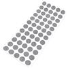 Adsamm® / 60 x feltrini autoadesivi ultrasottili/Grigio/ø 14 mm/Rotondo/piedini per mobili in feltro extra fine da 1.5 mm di spessore/pad protettivi per arredi