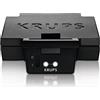 Krups FDK Iconic Sandwichmaker, 850 W, piastre antiaderenti rivestite in ceramica, design iconico, conservazione verticale, facile da usare, nero, FDK461