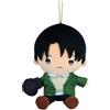 TBS GLOWDIA Attack on Titan Levi Ball Chain Peluche Mascotte Alta Velocità Rail Survey Ve...