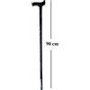 Bastone Da Passeggio Per Anziani Disabili Legno Laccato Nero lunghezza 90cm idea