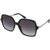 Guess GU7845 01B | Occhiali da Sole Graduati o Non Graduati | Prova Online | Plastica | Quadrati | Nero | Adrialenti