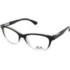 Oakley Plungeline OX8146 814608 | Occhiali da Vista Graduati | Prova Online | Plastica | Ovali / Ellittici | Nero, Trasparente | Adrialenti