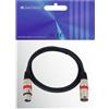 Omnitronic 30220406 XLR Cavo di collegamento [1x XLR Plug 3 Poly-1x XLR Socket 3
