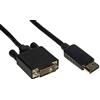LINK LKCDPDVI10003 - Confezione 3 Cavi DisplayPort Maschio - DVI Maschio 10m - Contatti Dorati - Compatibile PC, Monitor, Gaming