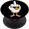 Rude Birds Middle Finger Flip Off Gabbiano dito medio adulto umorismo divertente flip off (SUL RETRO) PopSockets PopGrip Adesivo