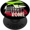 Bahaa's Tee Cool Vintage Roma Italia Colosseum Souvenirs, Roma Italia PopSockets PopGrip Adesivo