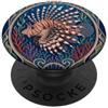 Belle Epoque Animals Lionfish Ocean Art Nouveau - Pesci tropicali PopSockets PopGrip Adesivo