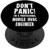 HVAC & Field Service T-Shirts & Gifts Ingegnere Hvac Mobile PopSockets PopGrip Adesivo