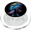 Balene divertenti per gli amanti delle i Balena Blu Canzone della Balena Diver Oceano Balena Blu PopSockets PopGrip per MagSafe