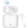 HAJIMA Cuffie Bluetooth, Cuffie Wireless con Microfono, Auricolare bluetooth senza fili, Cuffie In-Ear Impermeabili Con Microfono Stereo In-Ear Cuffie Wireless, 24 ore Tempo di Gioco, Controllo Touch