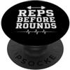 Medical Student Doctor Fitness Rappresentanti prima del round Divertente Palestra medica PopSockets PopGrip Adesivo